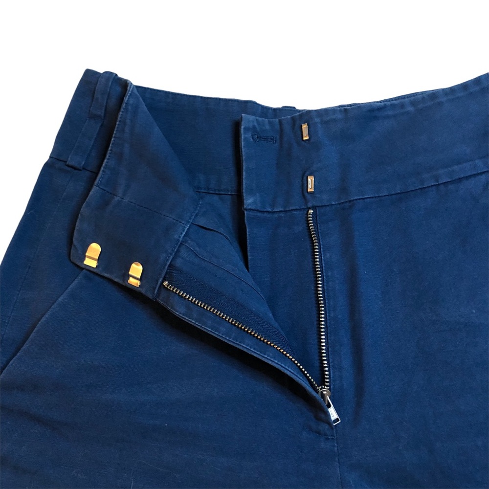 & Other Stories Blue High-Waisted Wide Leg Trousers Size 4 - Picture 4 of 8